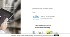 Desktop Screenshot of mobile-zeiterfassung.info